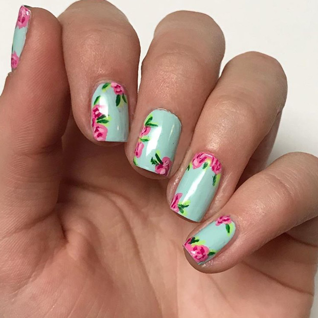 21 Floral Nail Art Designs That Are Perfect For The Summer Lavenderoom
